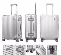 DB3*25002 新秀麗經(jīng)典鋁箱登機行李箱  23寸-銀色